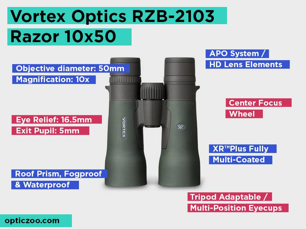Vortex Optics RZB-2103 Razor 10x50 Review, Pros and Cons. Check our Ideal For Stargazing 2018