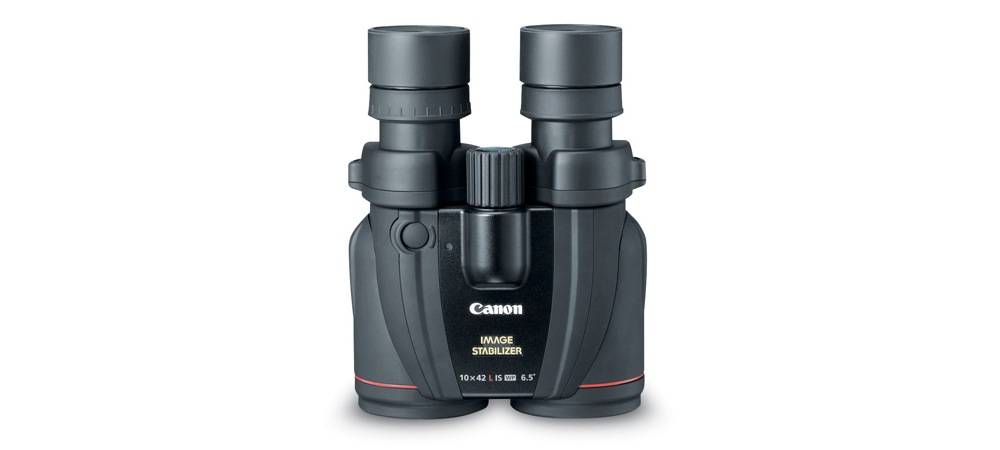 Canon 10x42L IS WP has the unique ergonomics