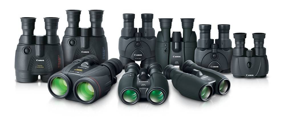 Types of Binoculars made by Canon