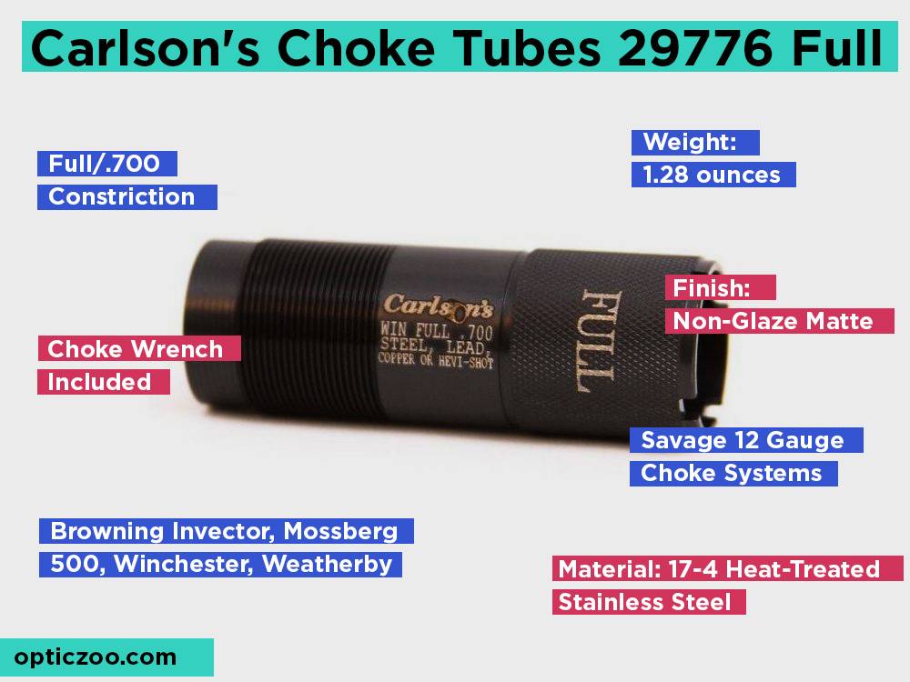 Carlson's Choke Tubes 29776 Full Review, Pros and Cons