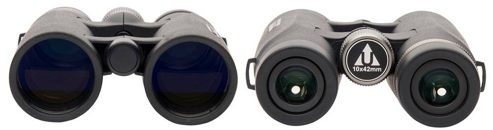 Upland Optics Venator 10x42 uses extra-low dispersion glass and multicoated lenses
