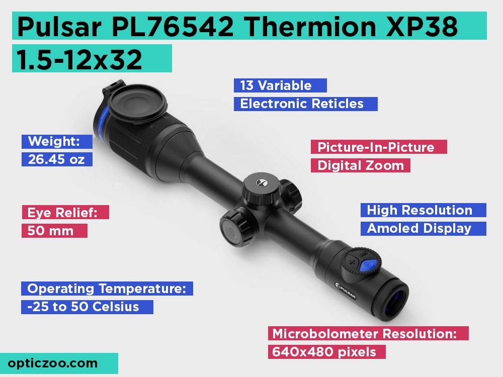 Pulsar PL76542 Thermion XP38 1.5-12x32 Review, Pros and Cons