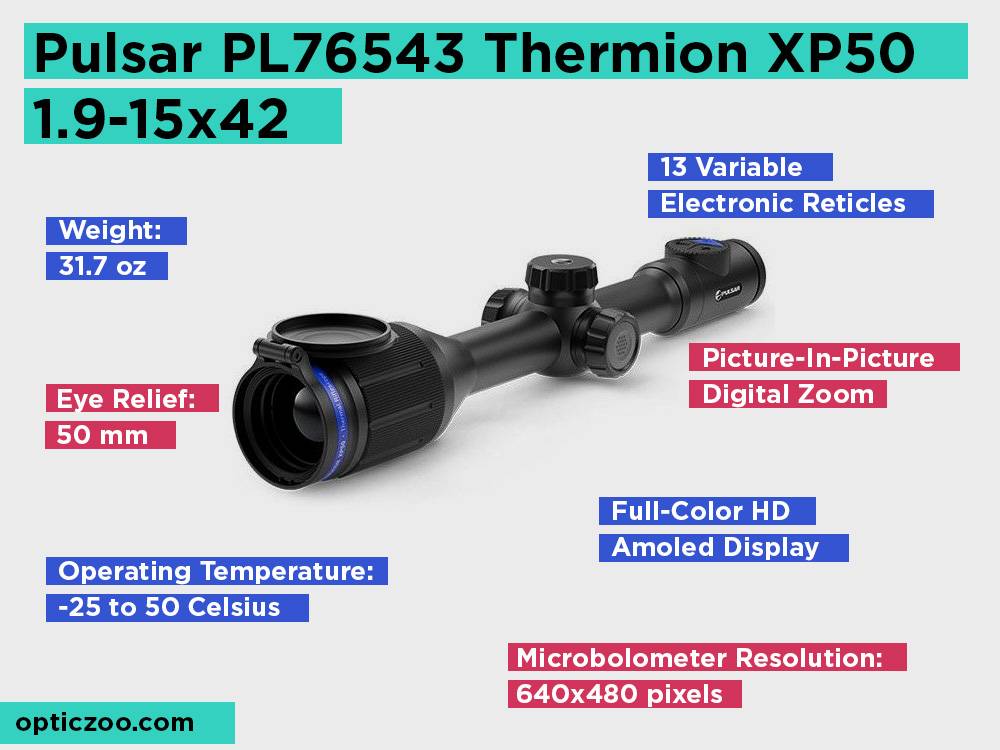 Pulsar PL76543 Thermion XP50 1.9-15x42 Review, Pros and Cons