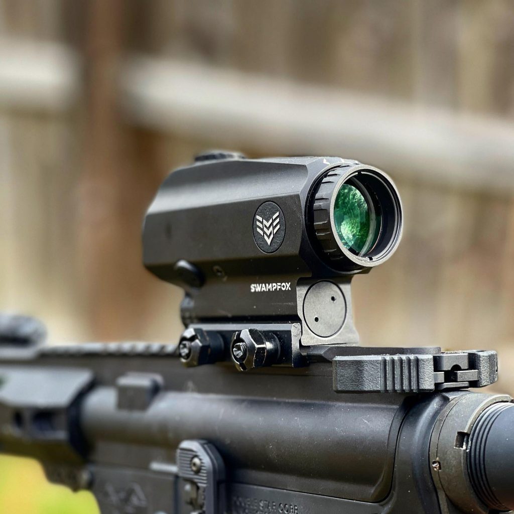 prism scope is that it magnifies the target, making it easier to hit at long range