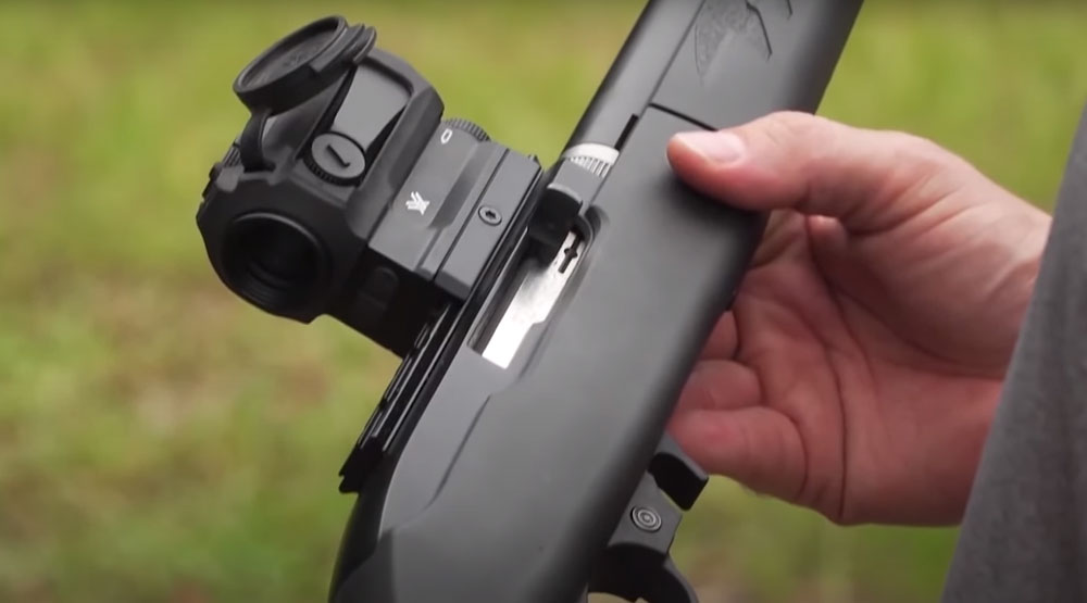 Size and weight are important considerations when choosing a red dot sight for your Ruger