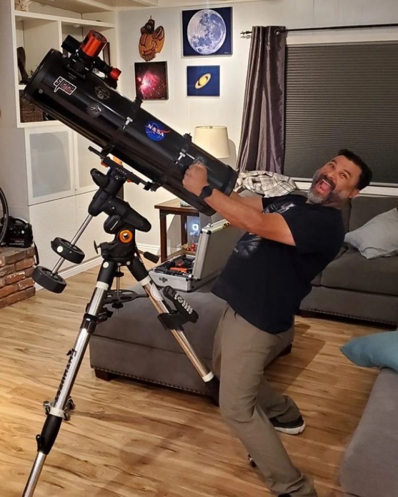 Telescopes require a tripod or similar support 