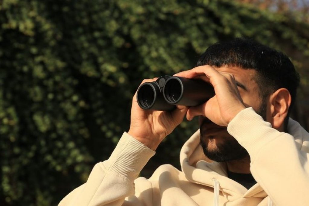 Binoculars are often used for hunting or other outdoor activities